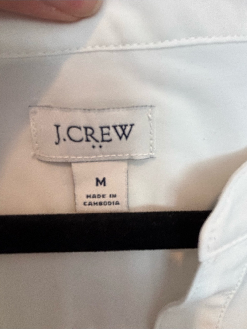 J. Crew White Sleeveless Split-Neck Blouse - Picture 3 of 4